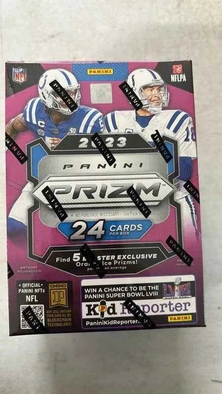 2023 Panini Prizm Football 6-Pack Hobby Blaster Box (Orange Ice Prizms) - CardVault Store
