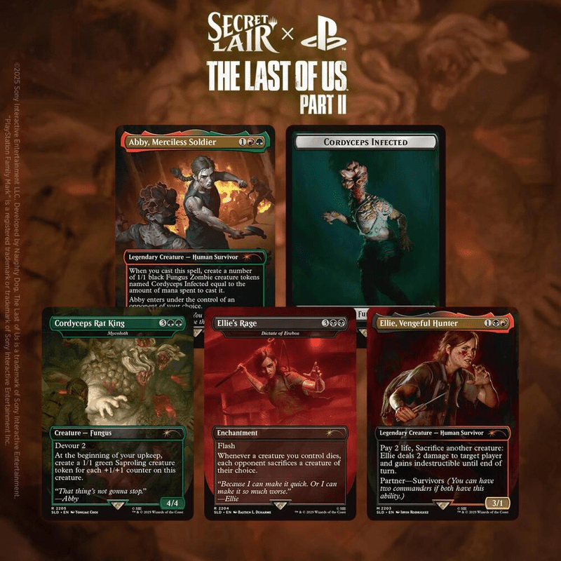 Magic the Gathering: Secret Lair x Last of Us Part 2 (Non-Foil) - CardVault Store