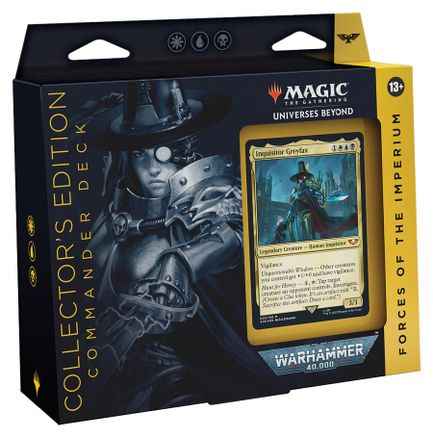 Magic the Gathering: Universes Beyond: Warhammer 40,000 - Forces of the Imperium Commander Deck (Collector's Edition)