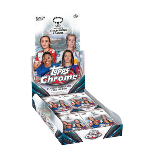 2023/24 Topps Chrome UEFA Women's Champions League Soccer Hobby Box