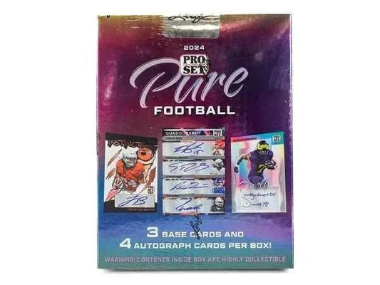 2024 Leaf Pro Set Pure Football Hobby Box - CardVault Store