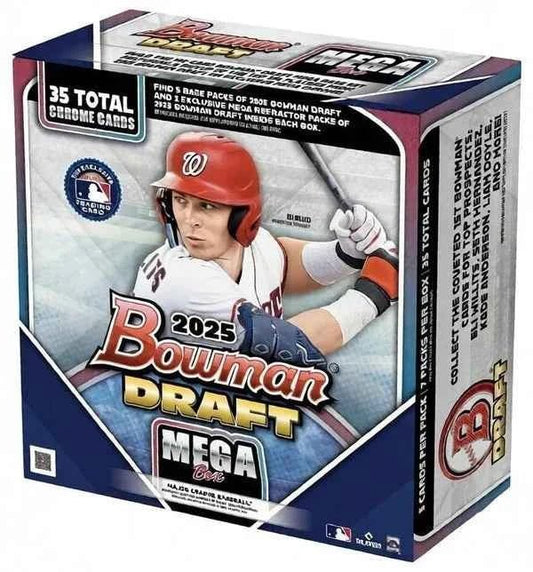 2025 Bowman Draft Baseball Mega Box - CardVault Store