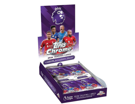 2025/26 Topps Chrome English Premier League Soccer Hobby Box