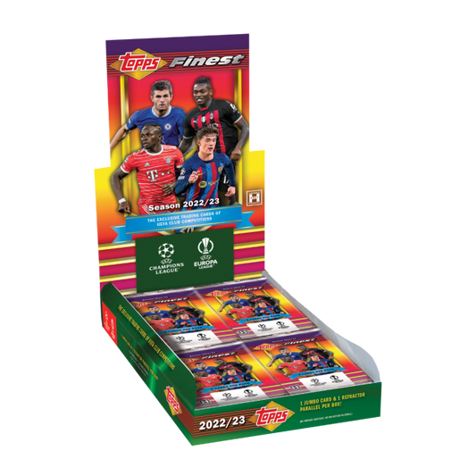 2022/23 Topps Finest Flashbacks UEFA Club Competitions Soccer Hobby Box