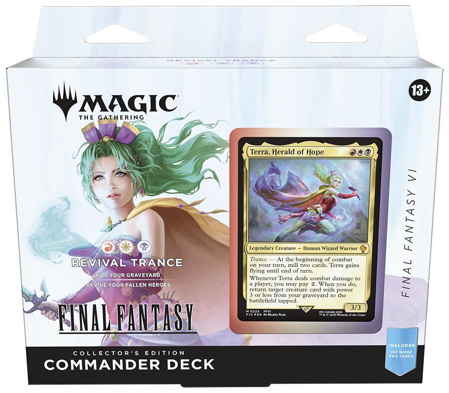Magic the Gathering: Universes Beyond - Final Fantasy Collector Commander Deck (Revival Trance)