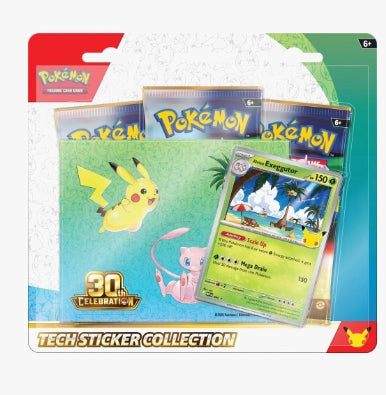 Pokemon TCG: 30th Celebration Tech Sticker Collection Blister (Alolan Exeggutor)