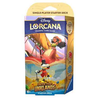 Disney Lorcana: Into The Inklands Starter Deck (Ruby and Sapphire) - CardVault Store