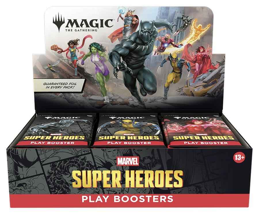 Magic the Gathering: Marvel Super Heroes Play Booster Box (PRE-ORDER) - CardVault Store