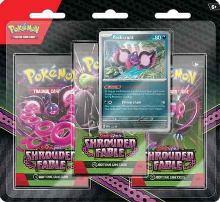Pokemon Scarlet and Violet: Shrouded Fable 3-Pack Blister [Pecharunt]