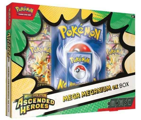Pokemon TCG: Mega Evolution - Ascended Heroes Mega Box (Meganium Ex)